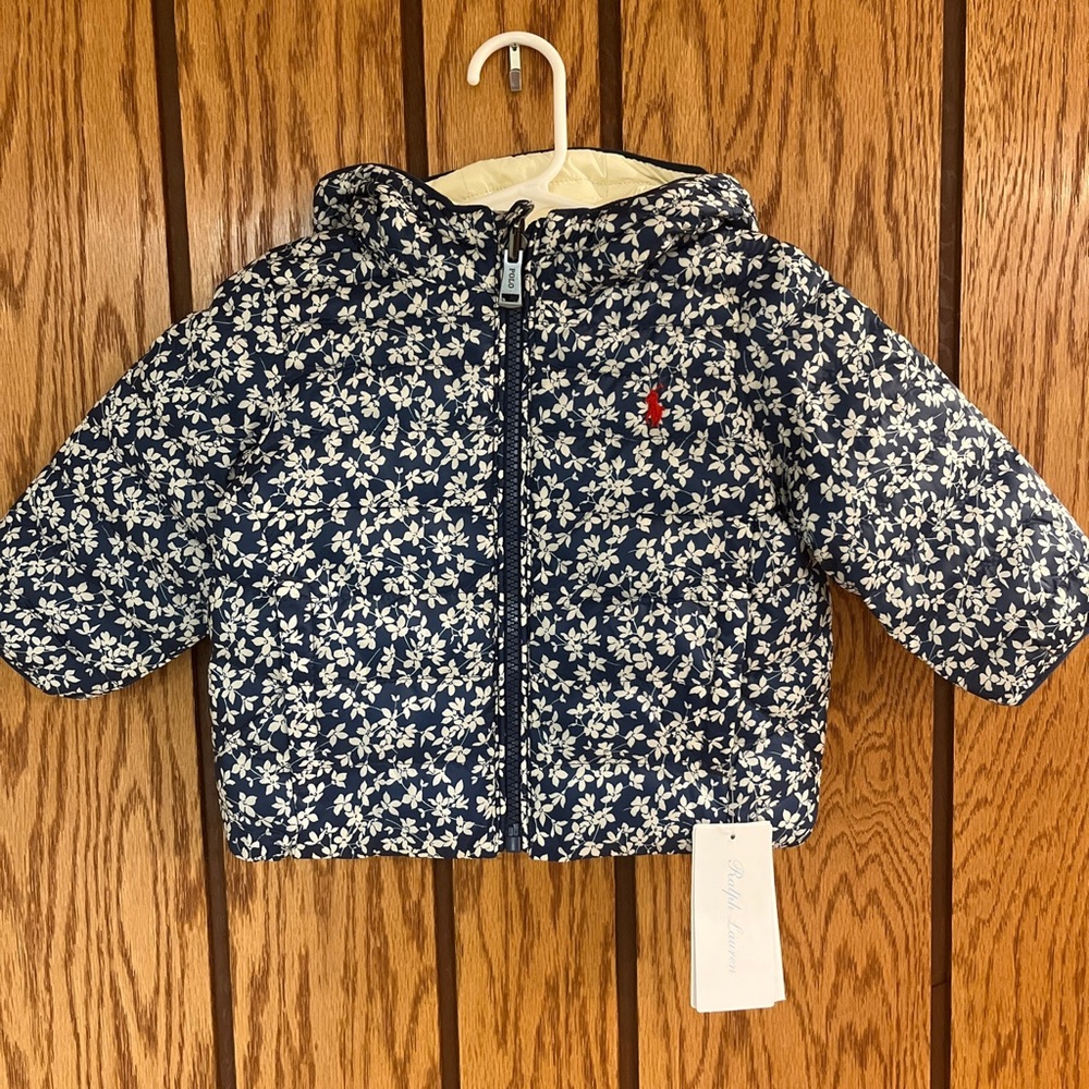 Ralph Lauren baby reversible jacket with hood